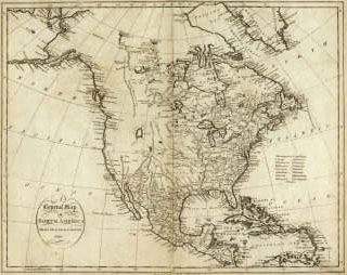 Early American Map.