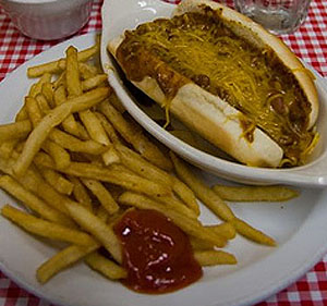 Not the actual cheesedog.