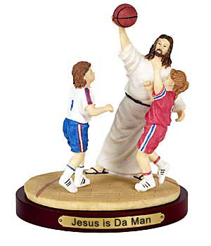 Jesus Teaching How To Dunk.