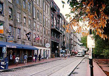 River Street in Savannah.