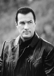 Steven Seagal, ponytail man.