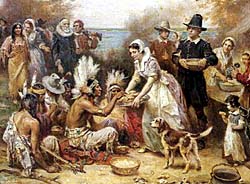 The Thanksgiving Feast. The Thanksgiving Feast.